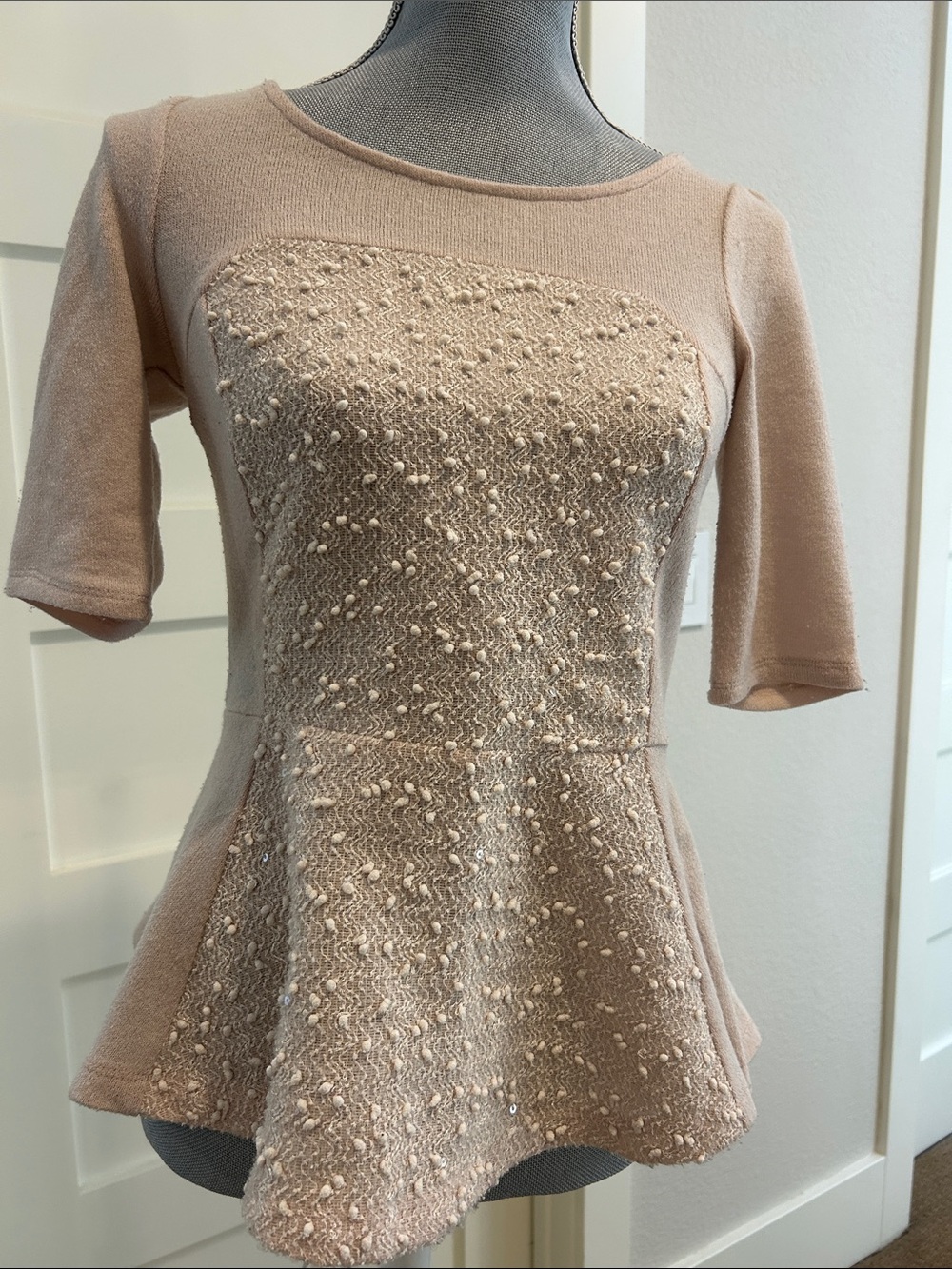 Anthropology brand Deletta. Fit and flare sweater